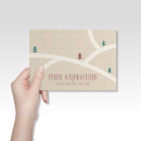 Postkarte &quot;Home for Christmas&quot; mit/ohne Umschlag