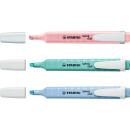 Textmarker Stabilo swing® cool pastell, Einzelfarben