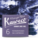 Kaweco Tintenpatronen 6er-Pack, mitternachtsblau