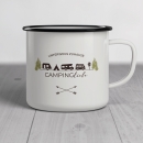 Emaille-Tasse &quot;CAMPINGliebe&quot;