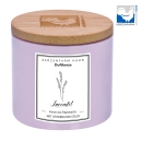 Duftkerze im Glas (lila), Lavendel