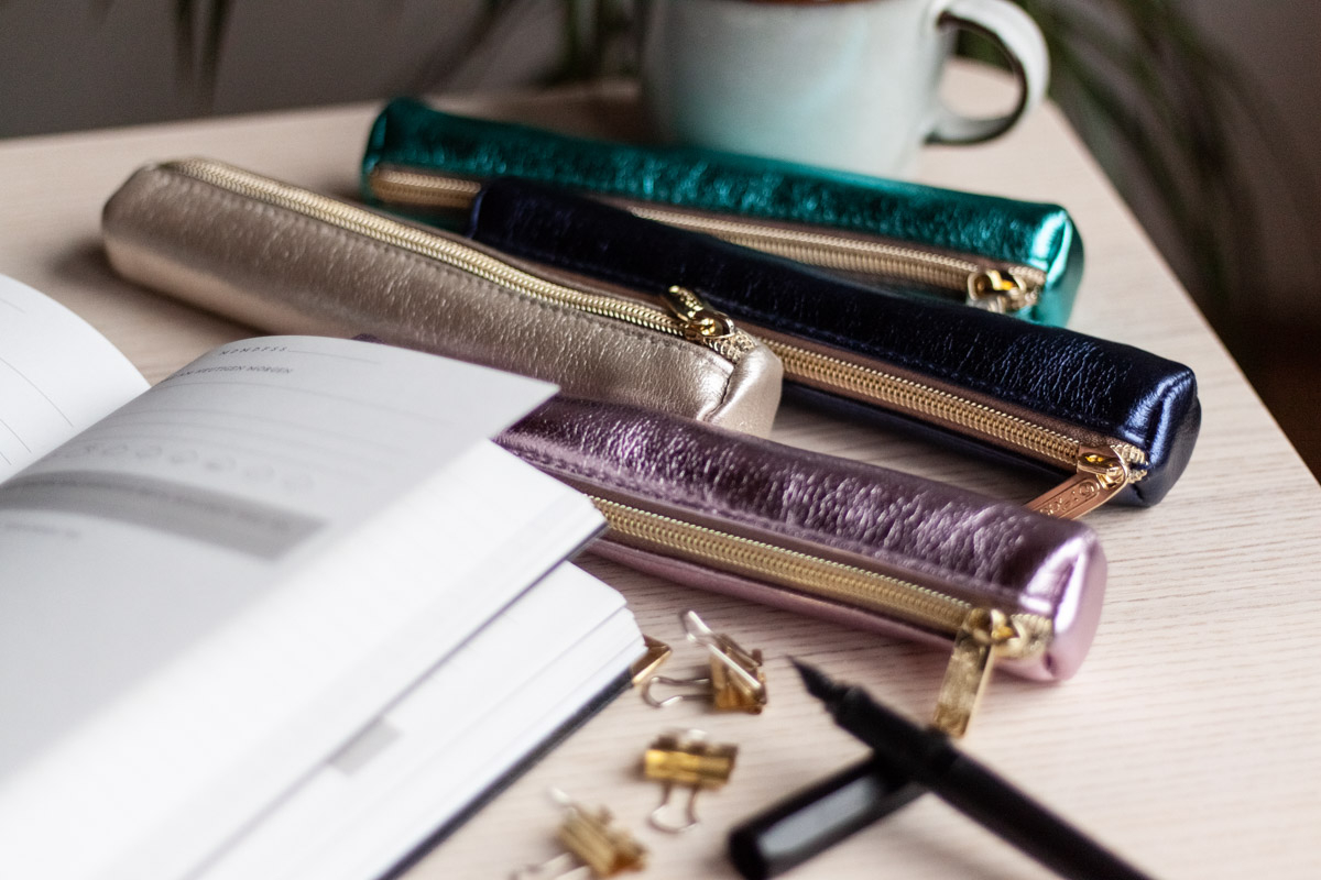 Stiftemäppchen und Füller zum Journaling