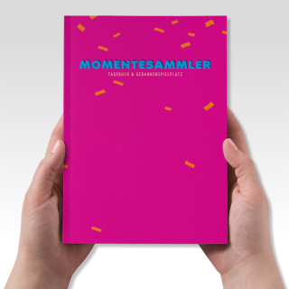 Tagebuch "Momentesammler" NEON Edition, pink