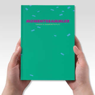Tagebuch "Momentesammler" NEON Edition, grün